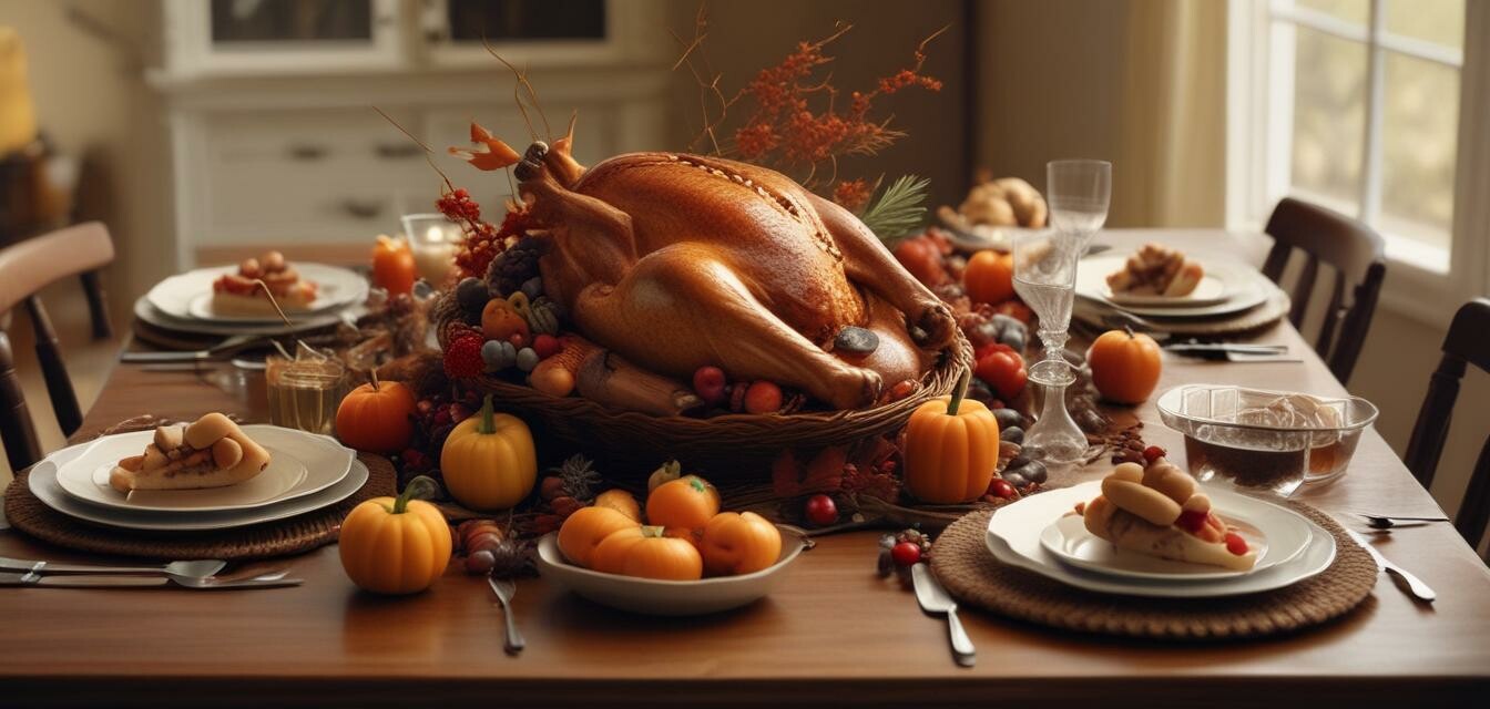 Thanksgiving Gift Basket Ideas Table