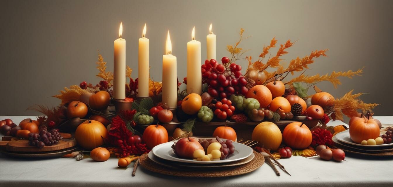 Thanksgiving table decor